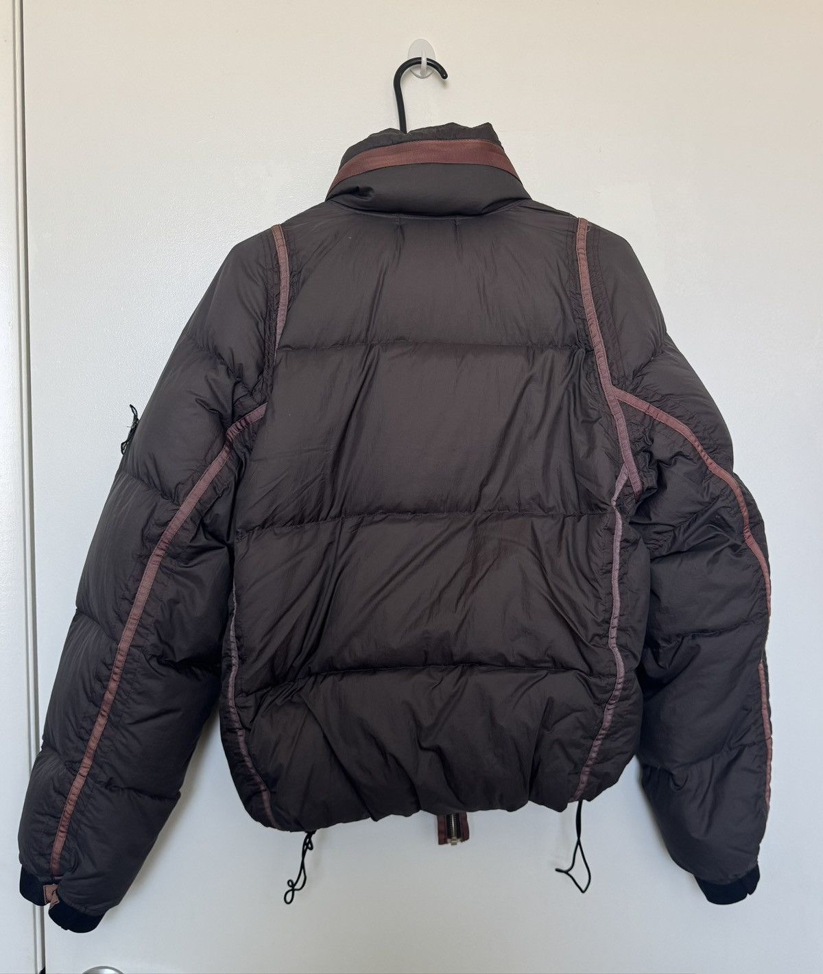 Stone Island Stone Island 2007 Opaque Nylon Tela Down Mesh Badge Puffer Size US M / EU 48-50 / 2 - 2 Thumbnail