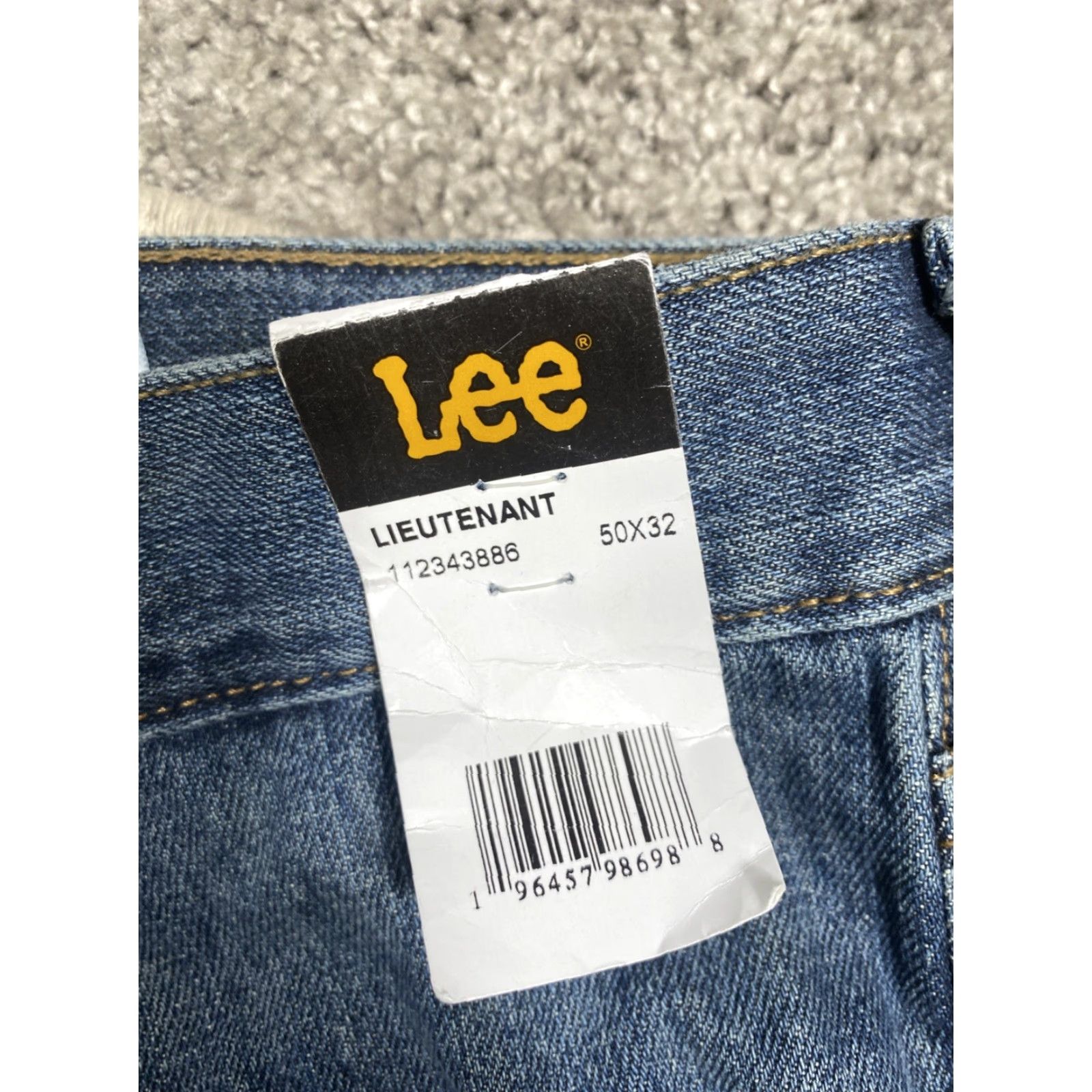 Lee Lee Jeans Men Big & Tall Legendary Relaxed Fit Straight Leg 50x32 Lot Of 2 NEW Size US 34 / EU 50 - 7 Thumbnail