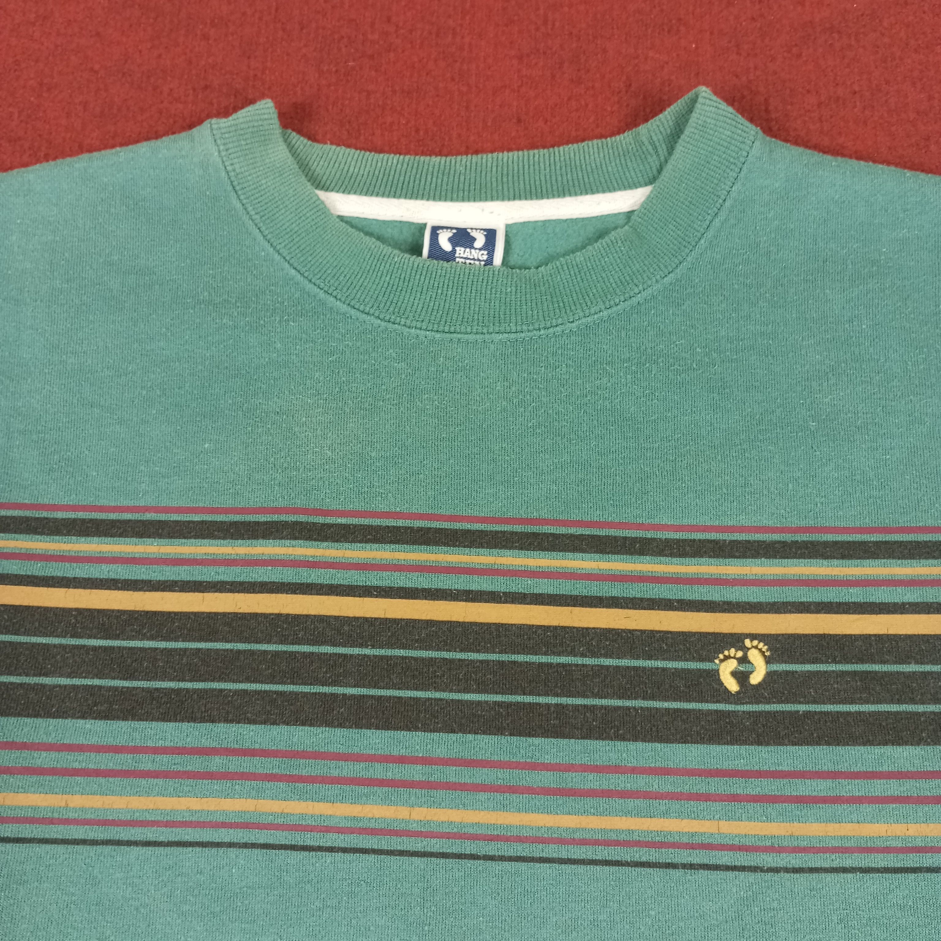 Hang Ten × Vintage Hang Ten Surfing Brand Style Streetwear Sweatshirt Size US M / EU 48-50 / 2 - 2 Thumbnail