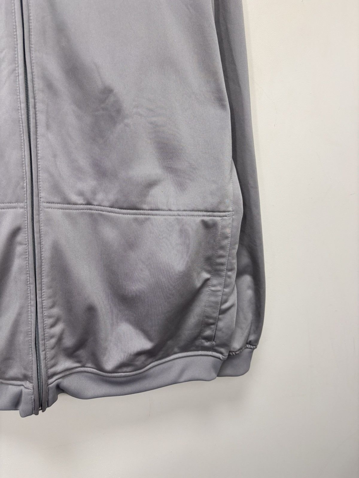 Nike Vintage 2000s Nike Y2K Gray Track Jacket Full Zip Retro Hype Size US XXL / EU 58 / 5 - 6 Thumbnail