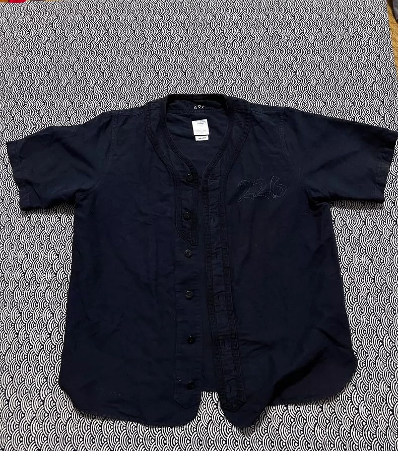 Visvim Visvim Dugout Baseball Shirt with Short Sleeves-dmc Size US M / EU 48-50 / 2 - 1 Thumbnail