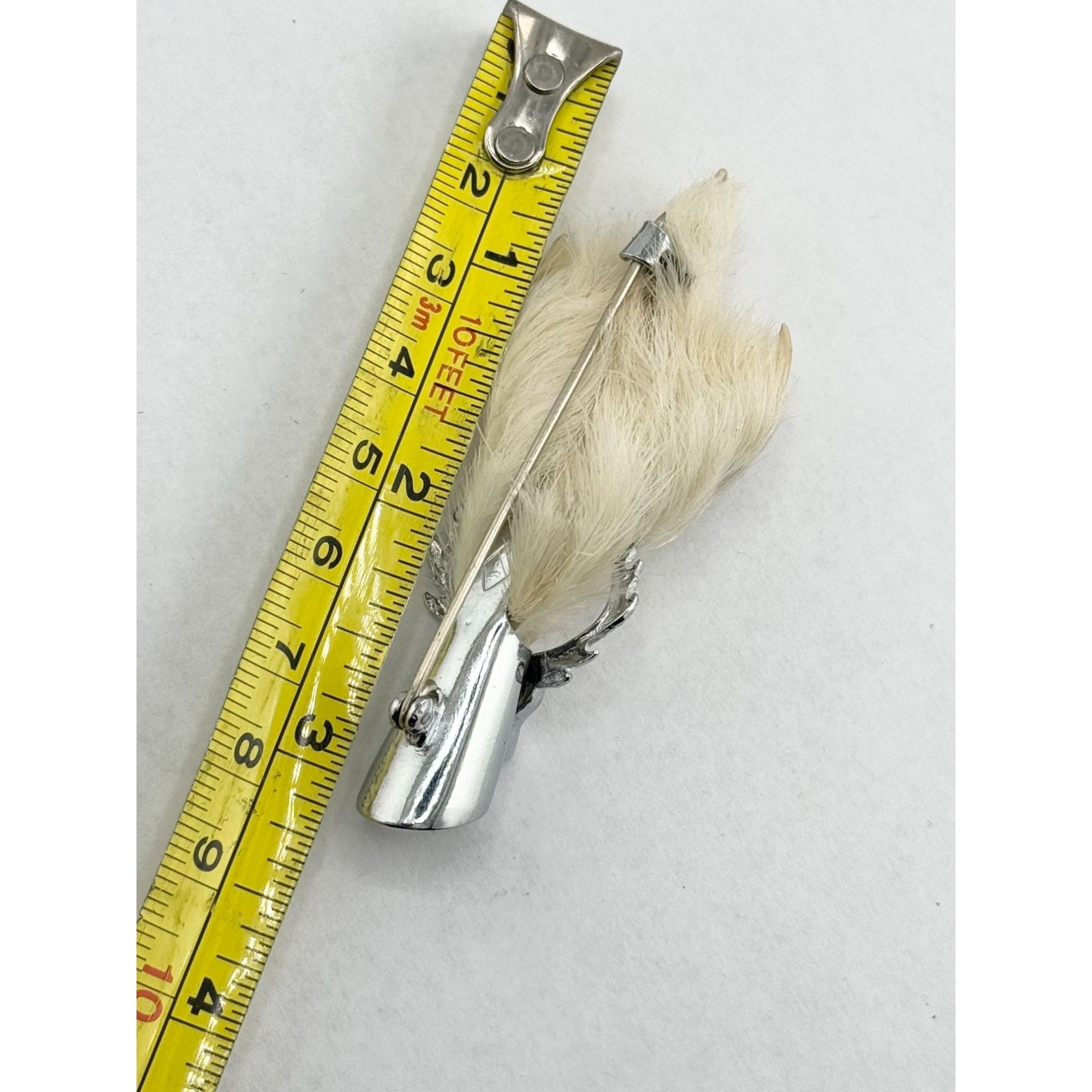 Vintage Estate WB Scottish Order of Elks stag lucky fur foot rhinest Size ONE SIZE - 5 Thumbnail