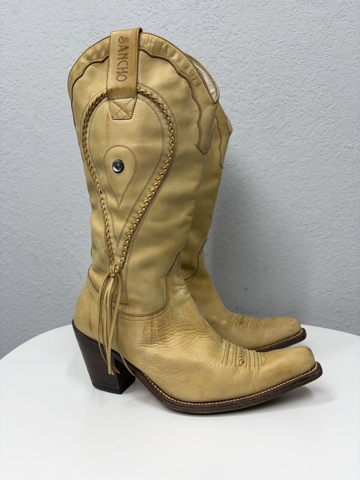 If Six Was Nine A.S. 98 Avant Garde Archive Leather Belted Boots Size US 9 / IT 39 - 4 Thumbnail