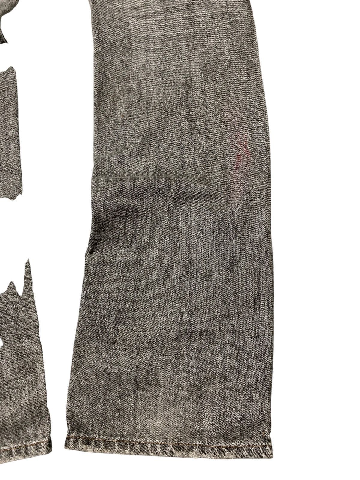 If Six Was Nine 2000's Schlussel Chain Clawmark Flared Jeans Size US 31 - 11 Thumbnail