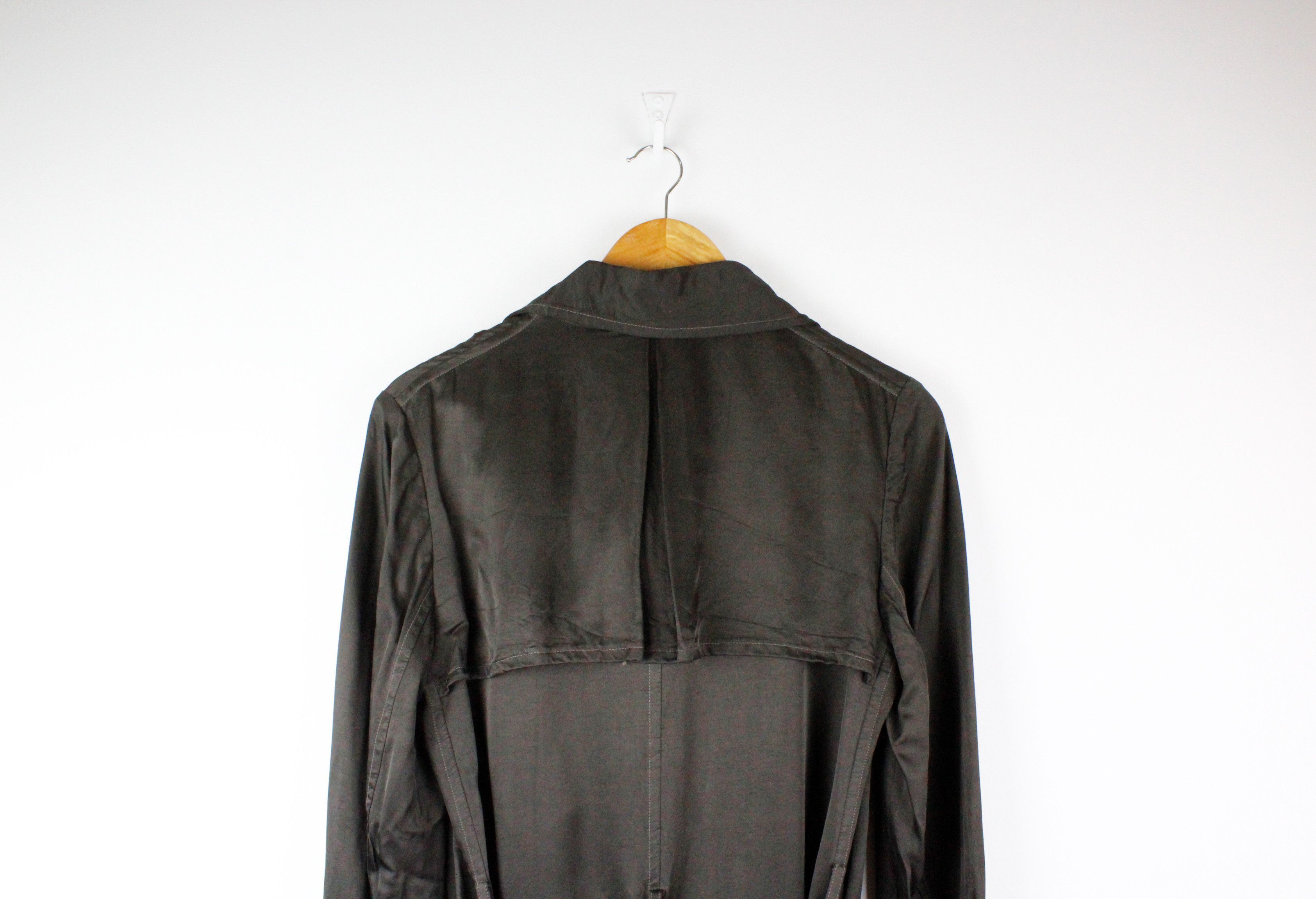 Yohji Yamamoto Womens Archive Yohji Yamamoto Y'S Chiffon Rayon Trench Coat Size M / US 6-8 / IT 42-44 - 5 Thumbnail