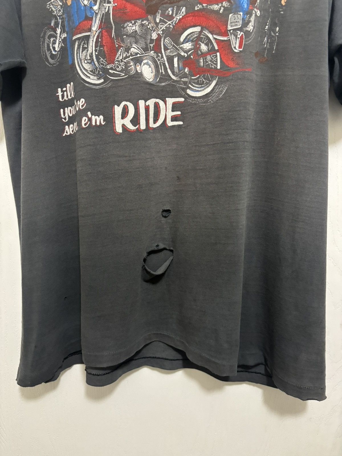 Harley Davidson Vintage 80s Harley-Davidson T-Shirt Size XL Size US XL / EU 56 / 4 - 6 Thumbnail