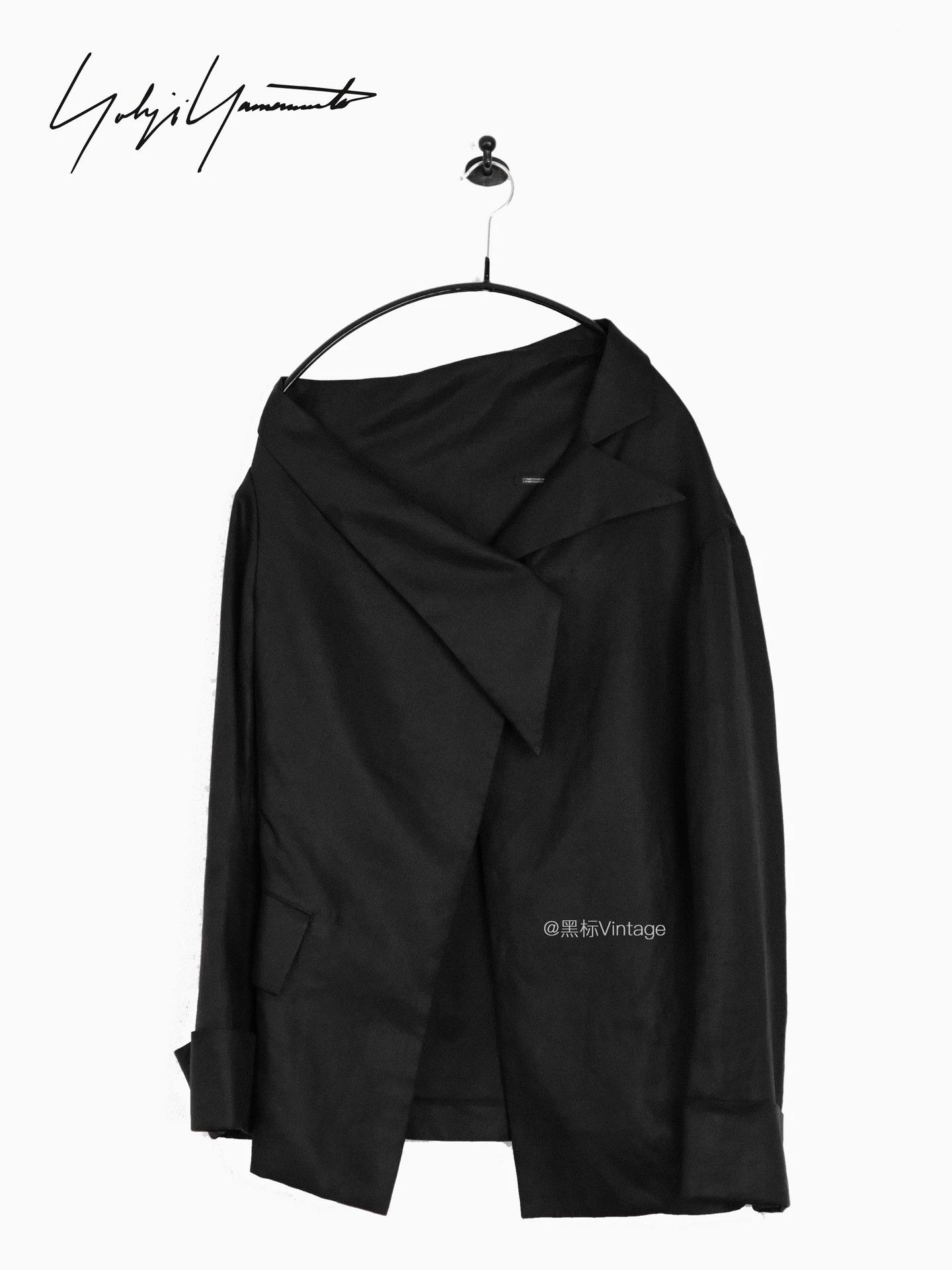 Yohji Yamamoto Yohji Yamamoto 04AW Archive Asym Linen Jacket Women's Size S / US 4 / IT 40 - 2 Thumbnail