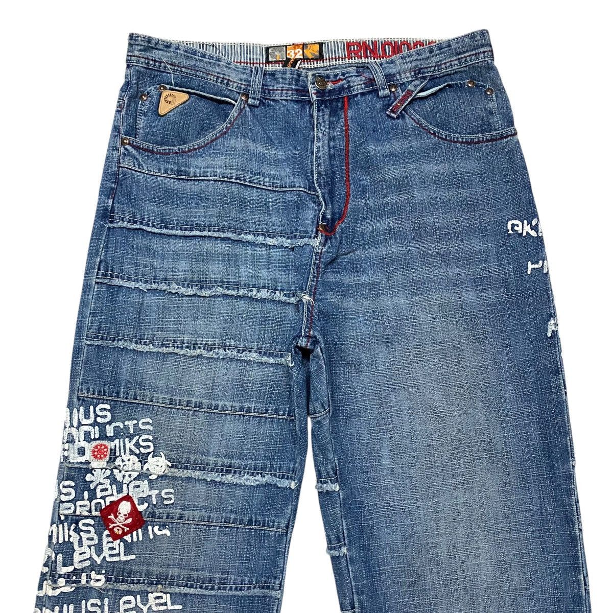 Akademiks Vintage Akademiks Denim Painter Baggy Jeans Size US 35 - 3 Thumbnail