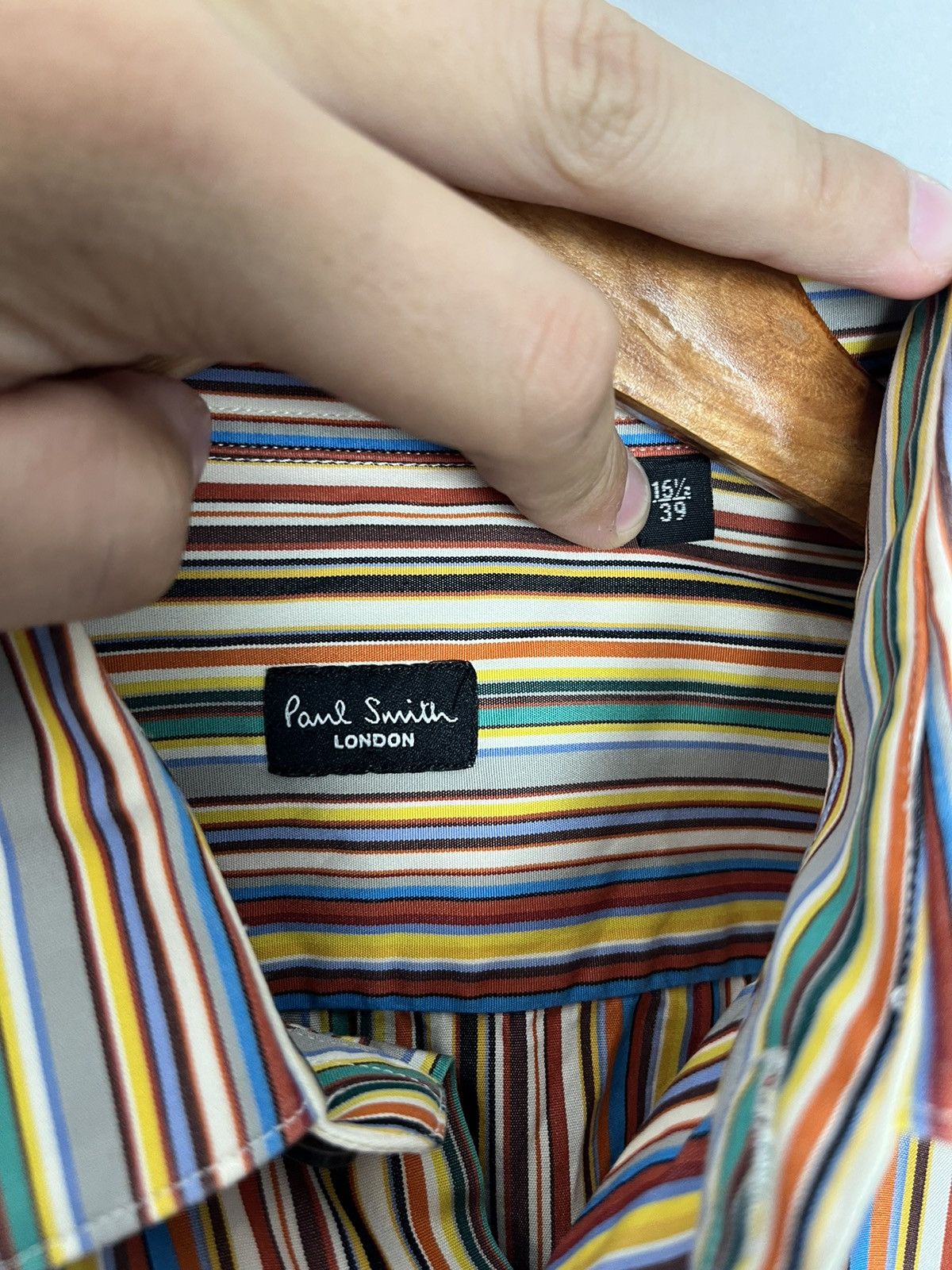 Paul Smith Paul Smith London Striped Cotton Shirt Made in Italy Size US L / EU 52-54 / 3 - 7 Thumbnail