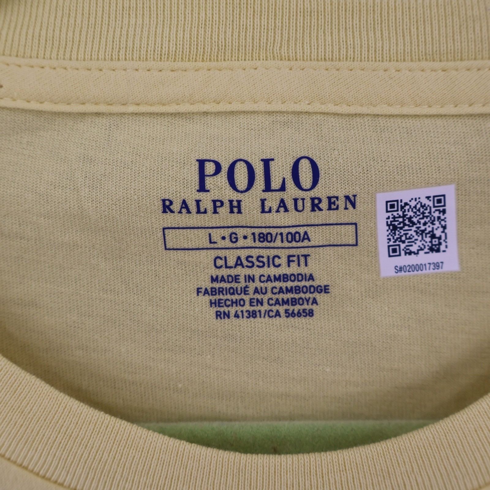 Polo Ralph Lauren Polo Ralph Lauren Classic Fit T-Shirt Mens L Yellow Preppy Size US L / EU 52-54 / 3 - 2 Thumbnail