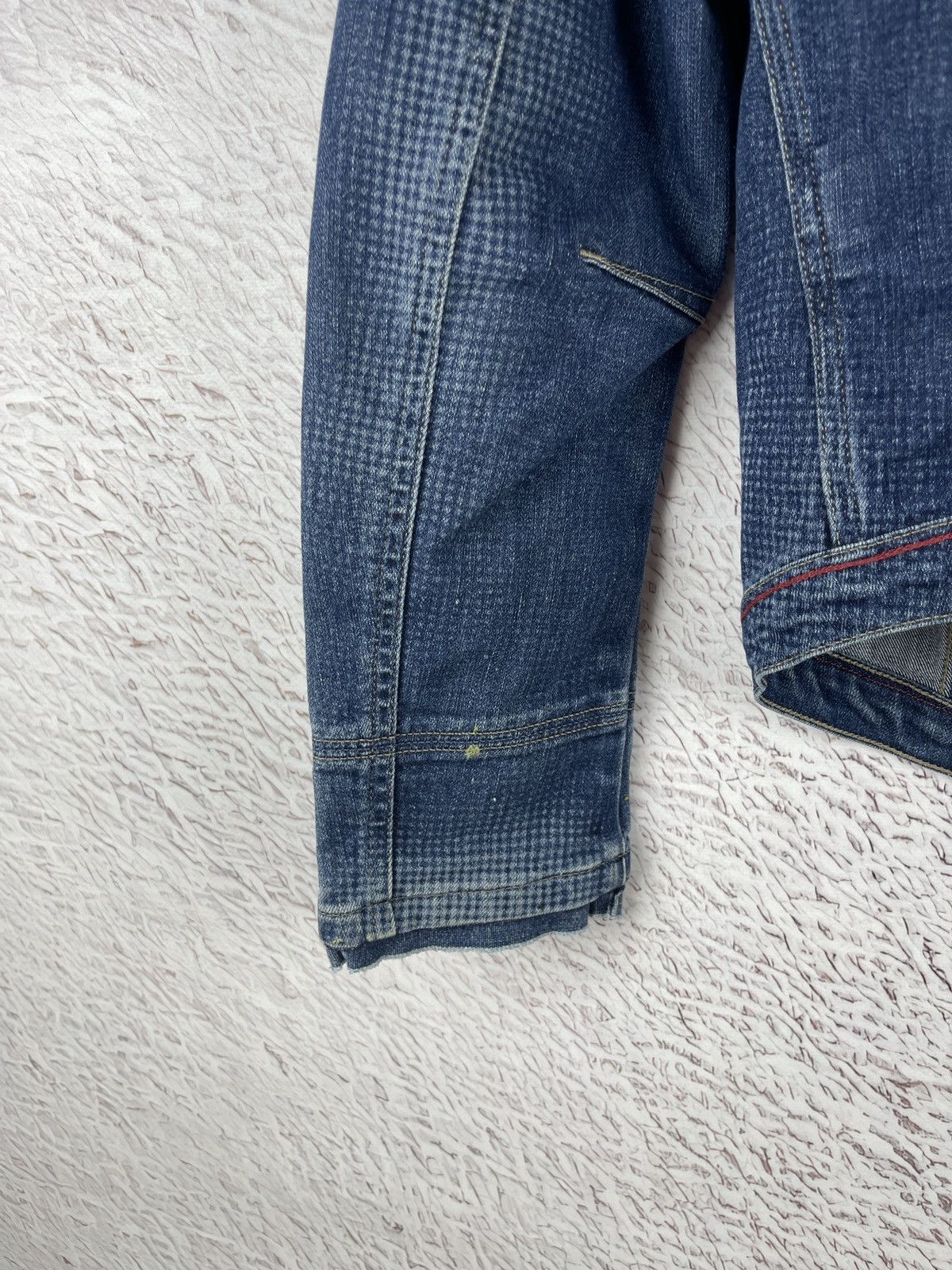 Marithe + Francois Girbaud Le Jean De Marithe Francois Girbaud denim jean blazer jacket Size S / US 4 / IT 40 - 20 Thumbnail