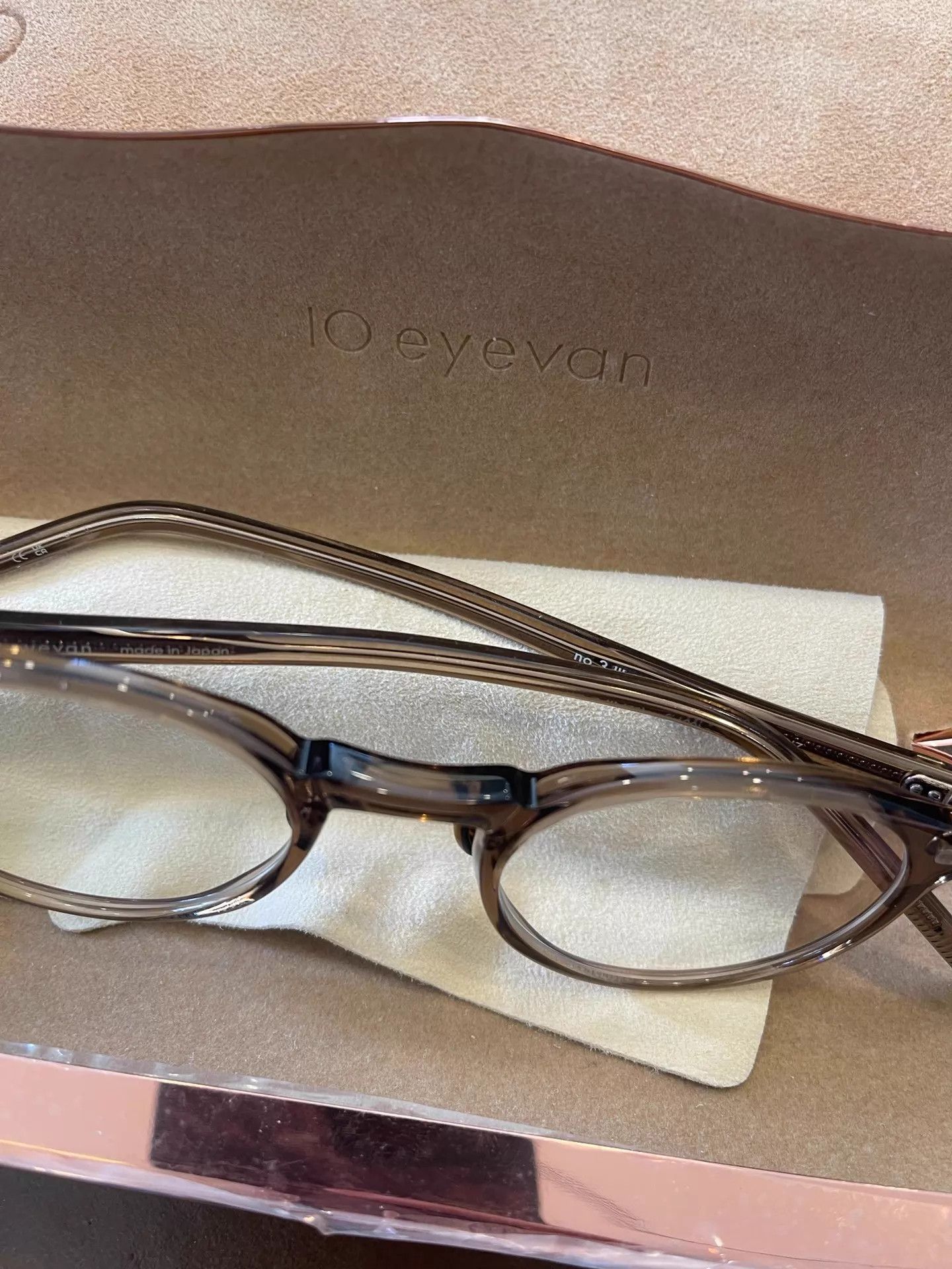 Other 10eyevan no.3 Classic Brown Eyewear 45-22-147 Size ONE SIZE - 8 Thumbnail