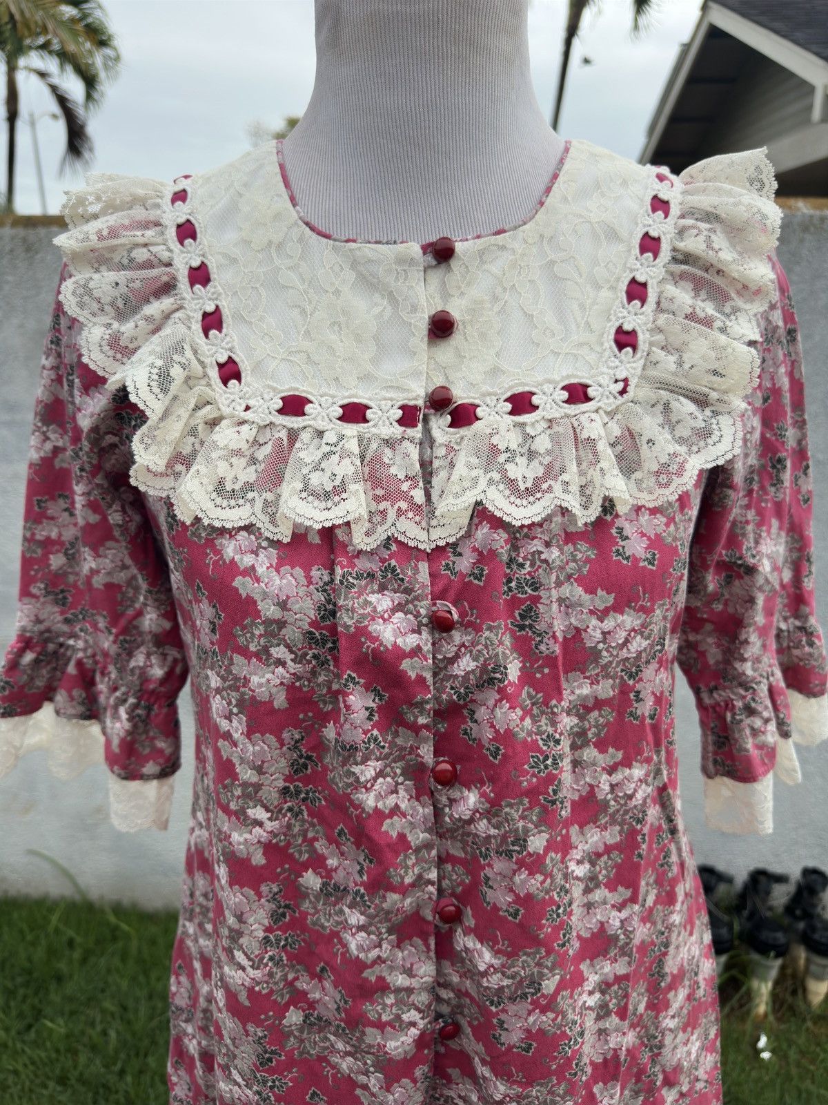 Other Vintage 80's Liberty House Lola Muumuu Women's S DressHawaii Size S / US 4 / IT 40 - 3 Thumbnail