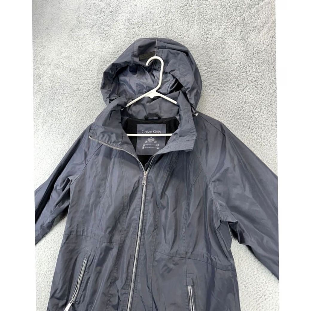 Calvin Klein Calvin Klein Windbreaker Jacket Men Medium Dark Navy Performance Full Zip Hooded Size US M / EU 48-50 / 2 - 6 Thumbnail