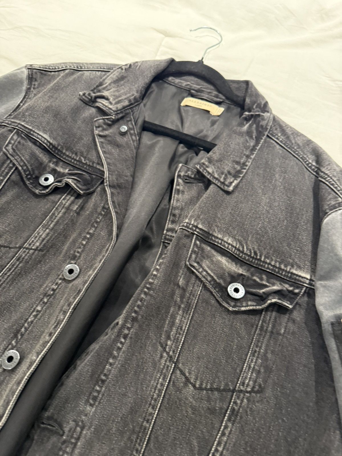 Allsaints ALL SAINTS DENIM JACKET Size US L / EU 52-54 / 3 - 3 Thumbnail
