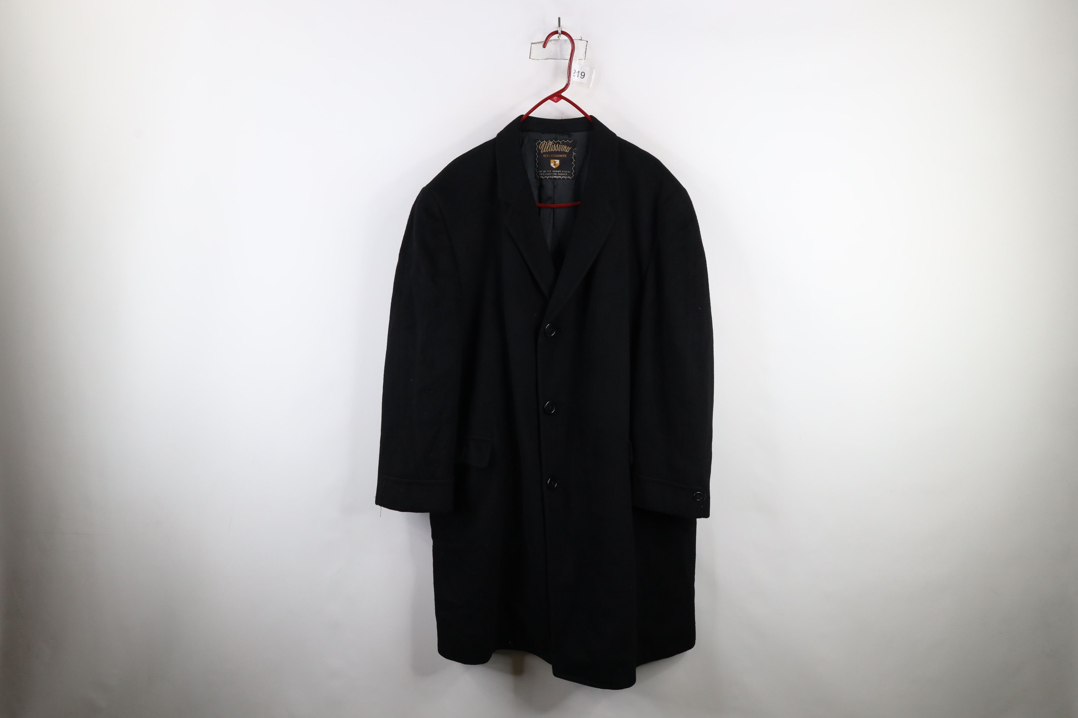 Vintage Vintage 60s 70 Rockabilly Winter Overcoat Jacket Black USA Size US XXL / EU 58 / 5 - 1 Thumbnail