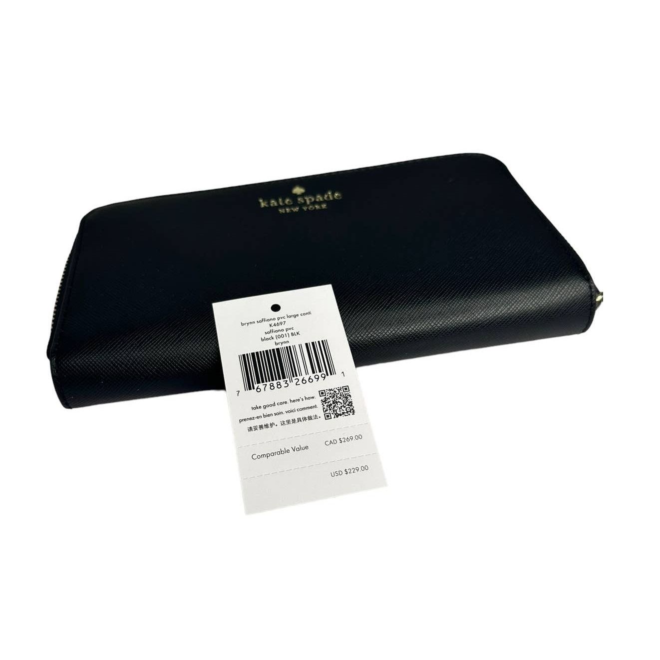 Kate Spade Kate Spade Brynn Large Continental wallet Leather Black Size ONE SIZE - 6 Thumbnail