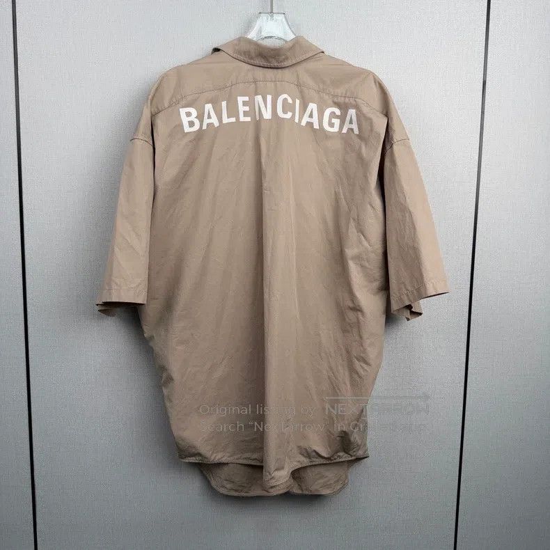Balenciaga Balenciaga Back Letter Shirt Size XXS / US 00 / IT 34 - 2 Thumbnail