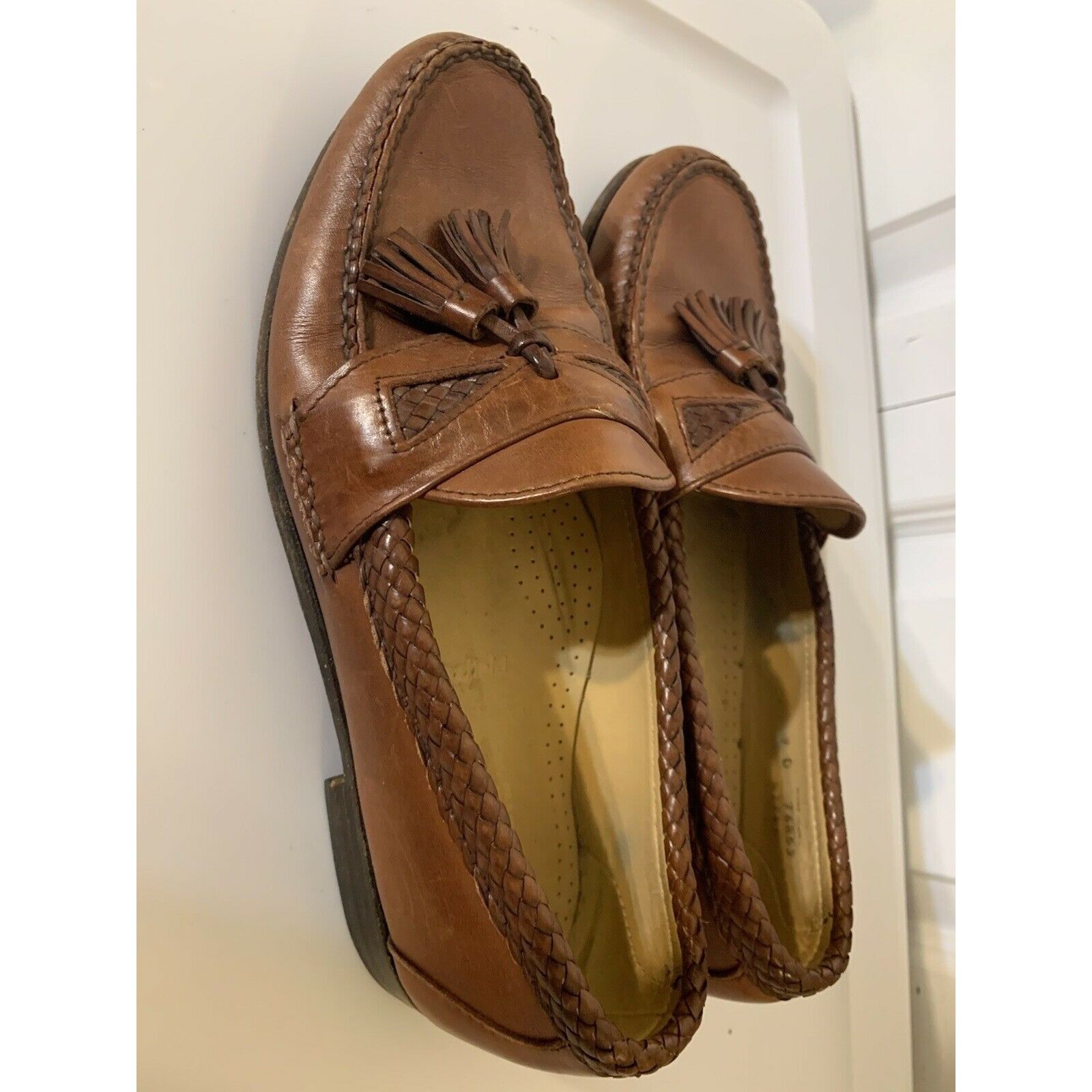 Allen Edmonds Allen Edmonds Men’s Sz 9D Maxfield Brown Leather Tassel Loaf Size US 9 / EU 42 - 4 Thumbnail