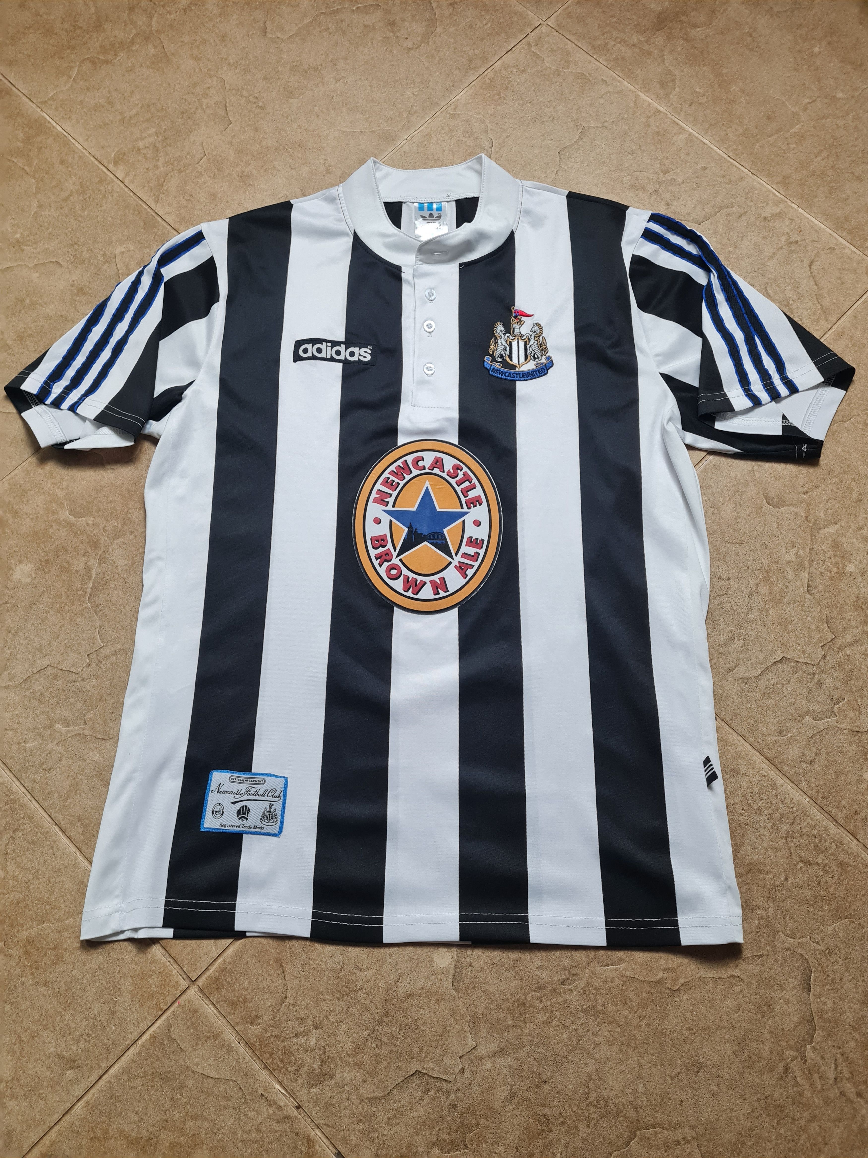 Adidas Rare Jersey Adidas Newcastle 1995/1997 Archive Home Shirt Size US M / EU 48-50 / 2 - 3 Thumbnail