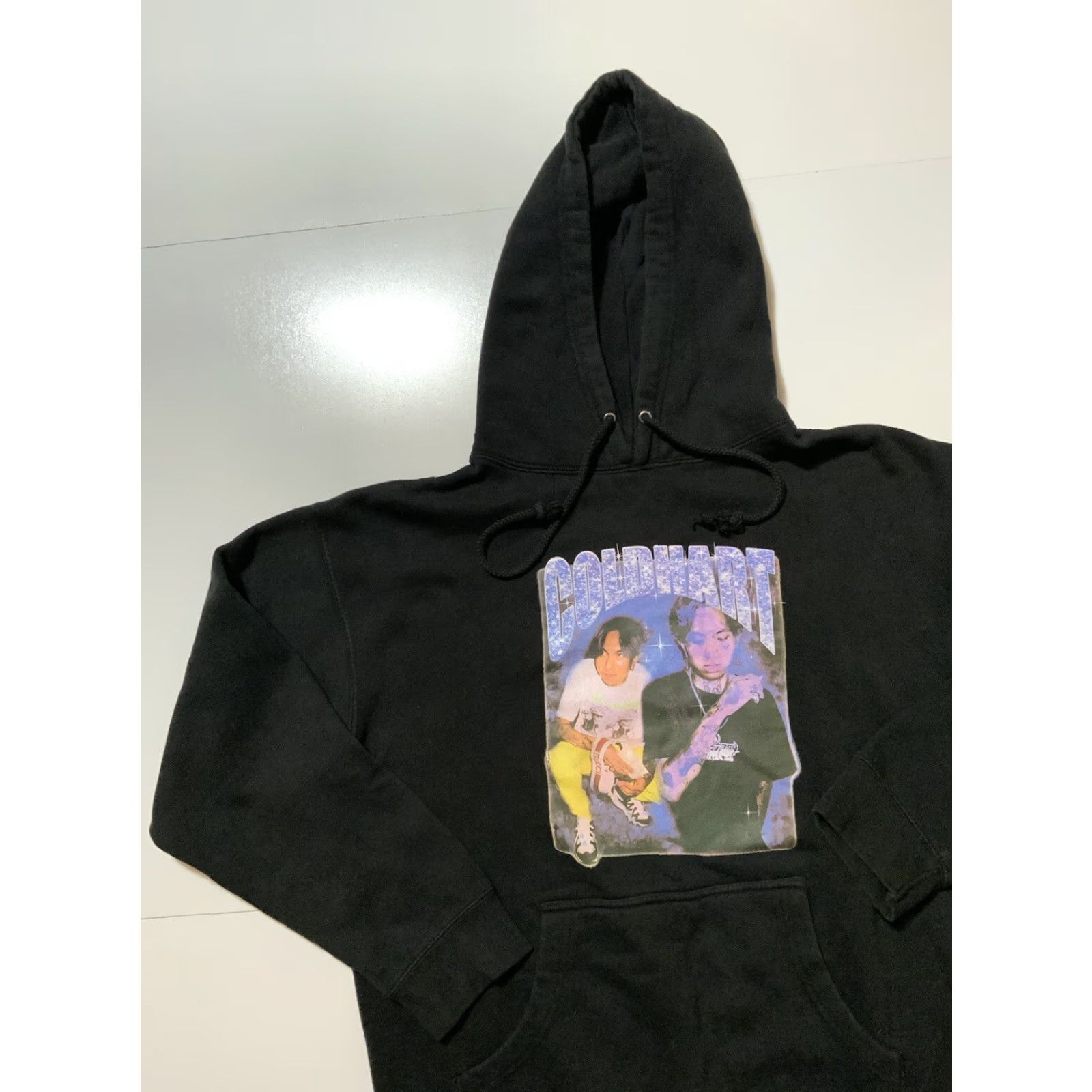 Vintage GothBoiClique GBC Copes Cold Hart Merch Black Fleece Pullover Hoodie M Men Black Pullover Hoodie Sz. M Size US M / EU 48-50 / 2 - 3 Thumbnail