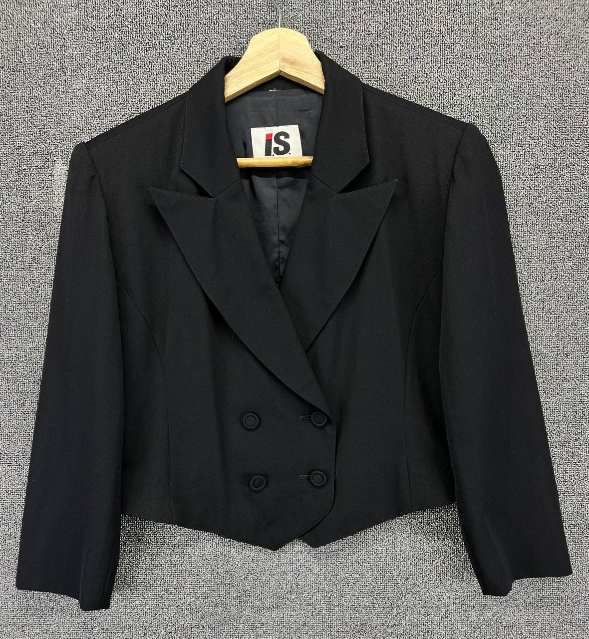 Issey Miyake Vintage 80s Issey Miyake Black Wool Coat Cardigan Jacket Size M / US 6-8 / IT 42-44 - 1 Thumbnail