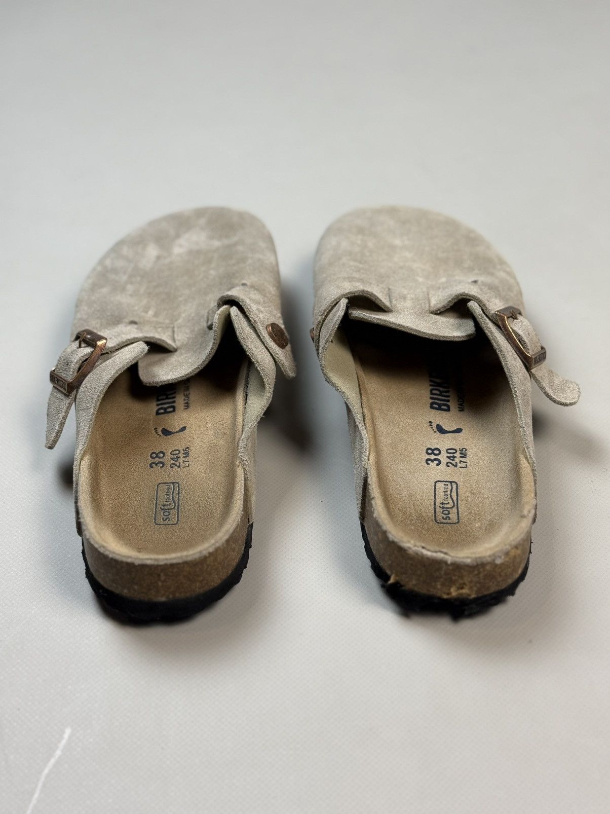 Birkenstock Birkenstock Boston Ladies Suede Clogs Sabo Shoes Flats Size US 7 / IT 37 - 14 Thumbnail
