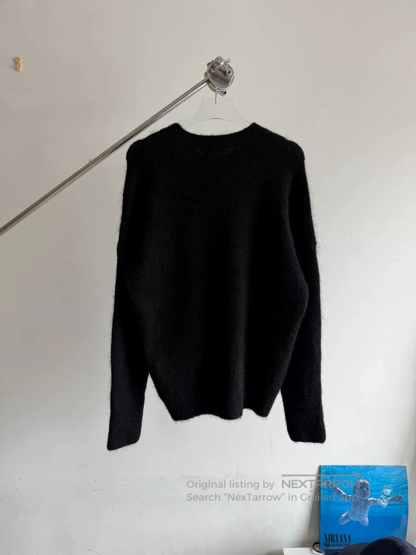 Acne Studios Acne Studios Mohair Sweater in Black. Size S / US 4 / IT 40 - 2 Thumbnail