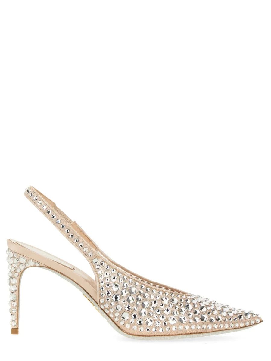 Rene Caovilla René Caovilla Gilda Embellished Pumps Size US 8.5 / IT 38.5 - 1 Thumbnail
