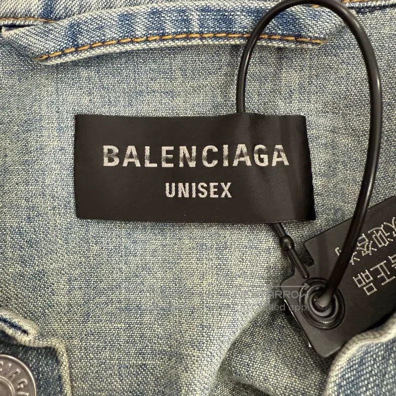 Balenciaga Balenciaga Light Wash Denim Palm Tree Distressed Denim Jac Size US XS / EU 42 / 0 - 3 Thumbnail