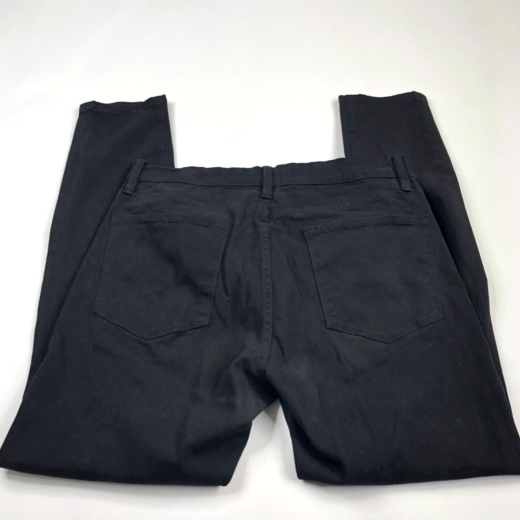 Frame FRAME FRAME Le High Skinny 32 Women's High Rise Soft Pants Casual Skinny Pants 31W 29.5L Black Cotton Rayon Spandex Pockets Modern Medium Rise Womens Size 24" / US 00 / IT 34 - 2 Thumbnail