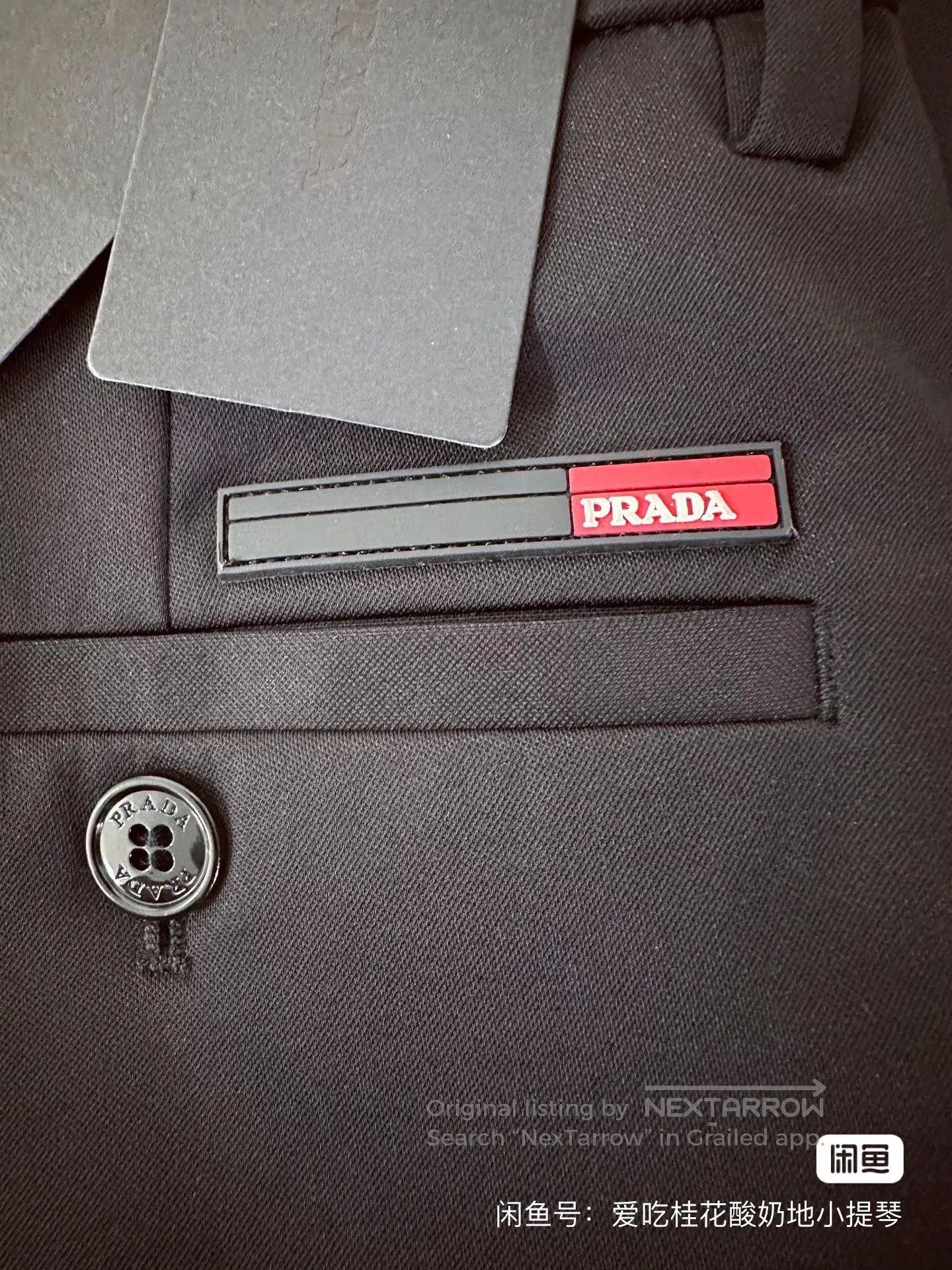 Prada PRADA Men's Black Casual Trousers. Size US 31 - 7 Thumbnail