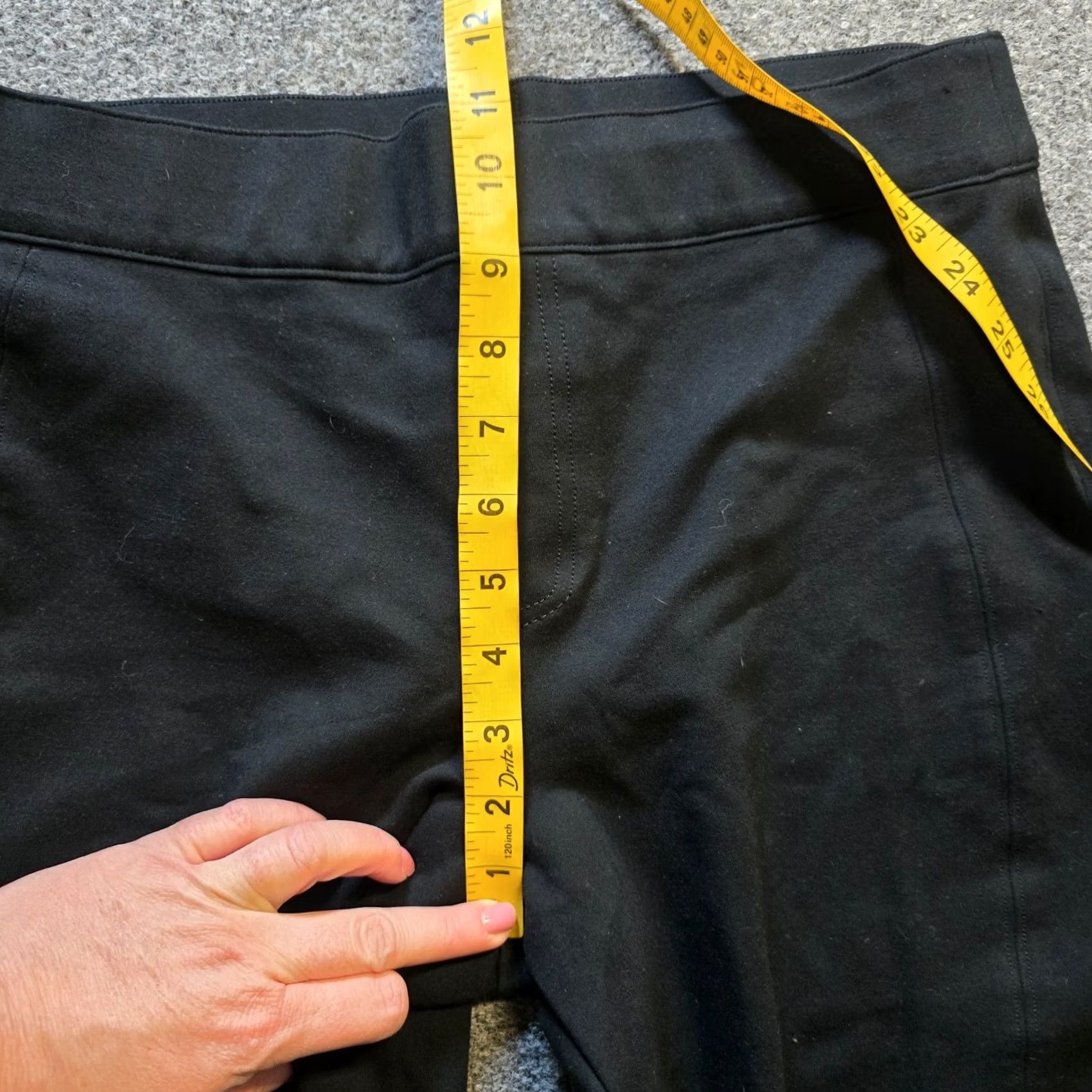 Spanx Spanx Pants Womens Size Large Black Cropped Straight Leg Stretch Mid Rise Casual Pants Size 36" / US 14 / IT 50 - 5 Thumbnail