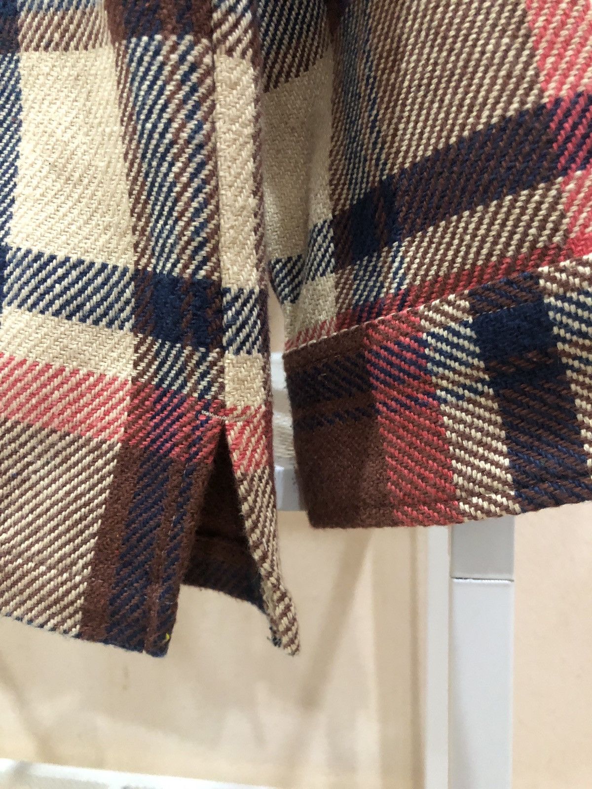Bape 2011 BAPE Burberry Plaid Ape Head Elbow Patch Flannel Size US S / EU 44-46 / 1 - 5 Thumbnail