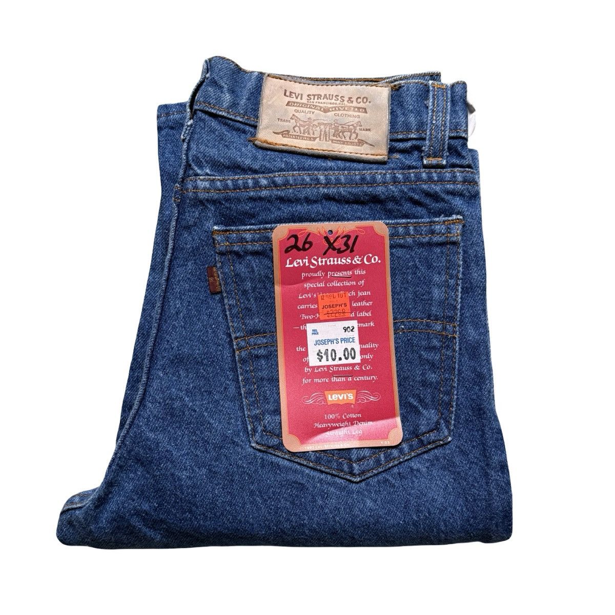 Levi's Vintage 80's Levi's 705 Student Straight Leg Jeans 26X31 NOS Size 26" / US 2 / IT 38 - 1 Thumbnail
