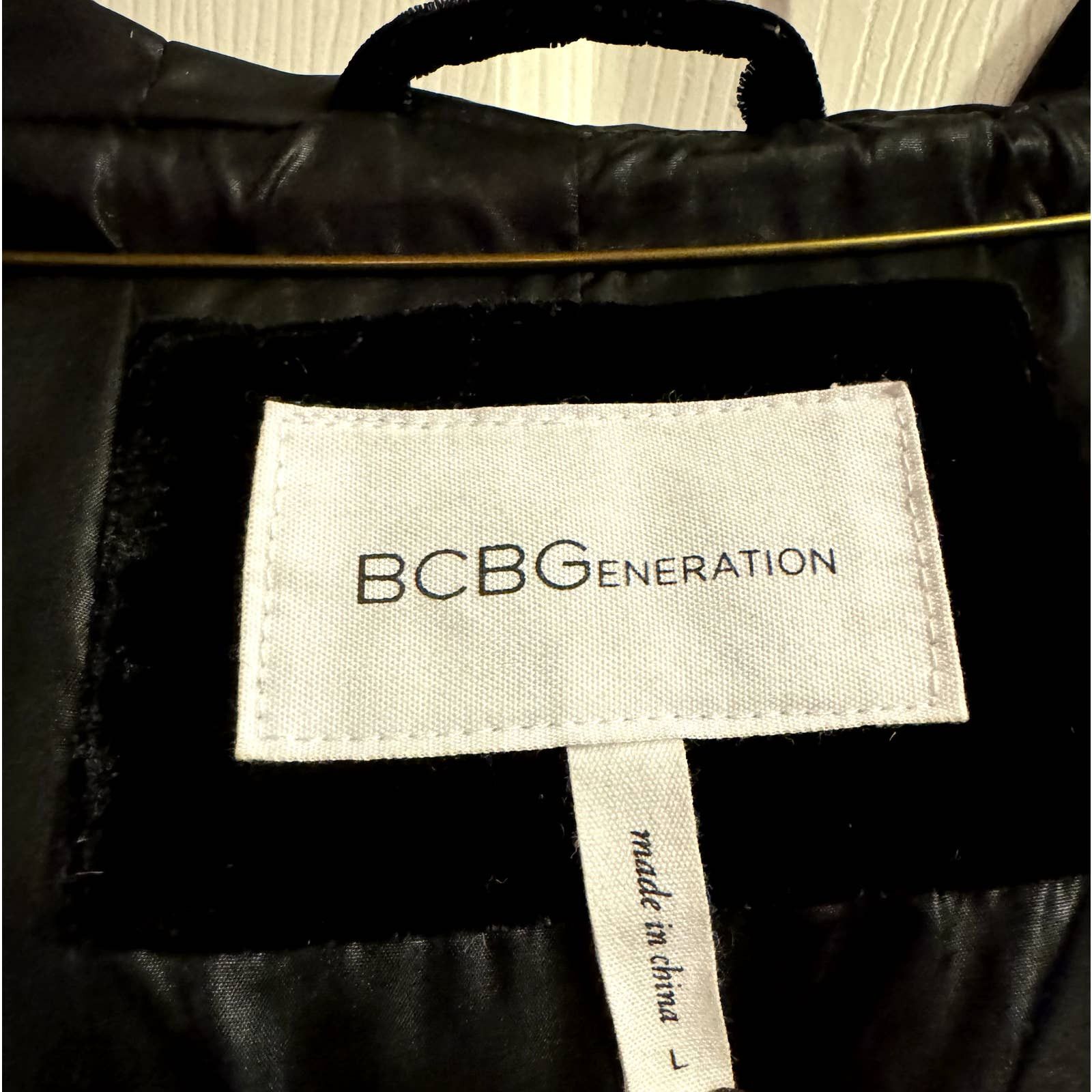 Bcbgeneration velvet hooded bomber coat best sale