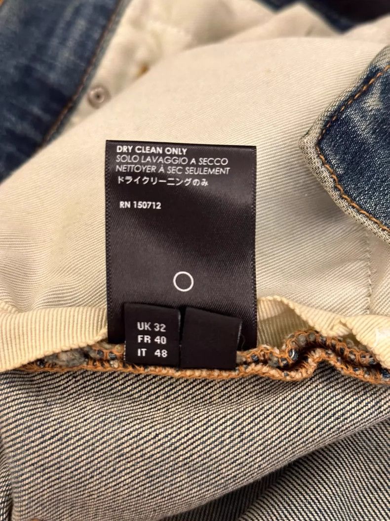Amiri Amiri Blue Cow Knee Hole Jeans Size 32 2501-Nextarrow Size US 32 / EU 48 - 5 Thumbnail