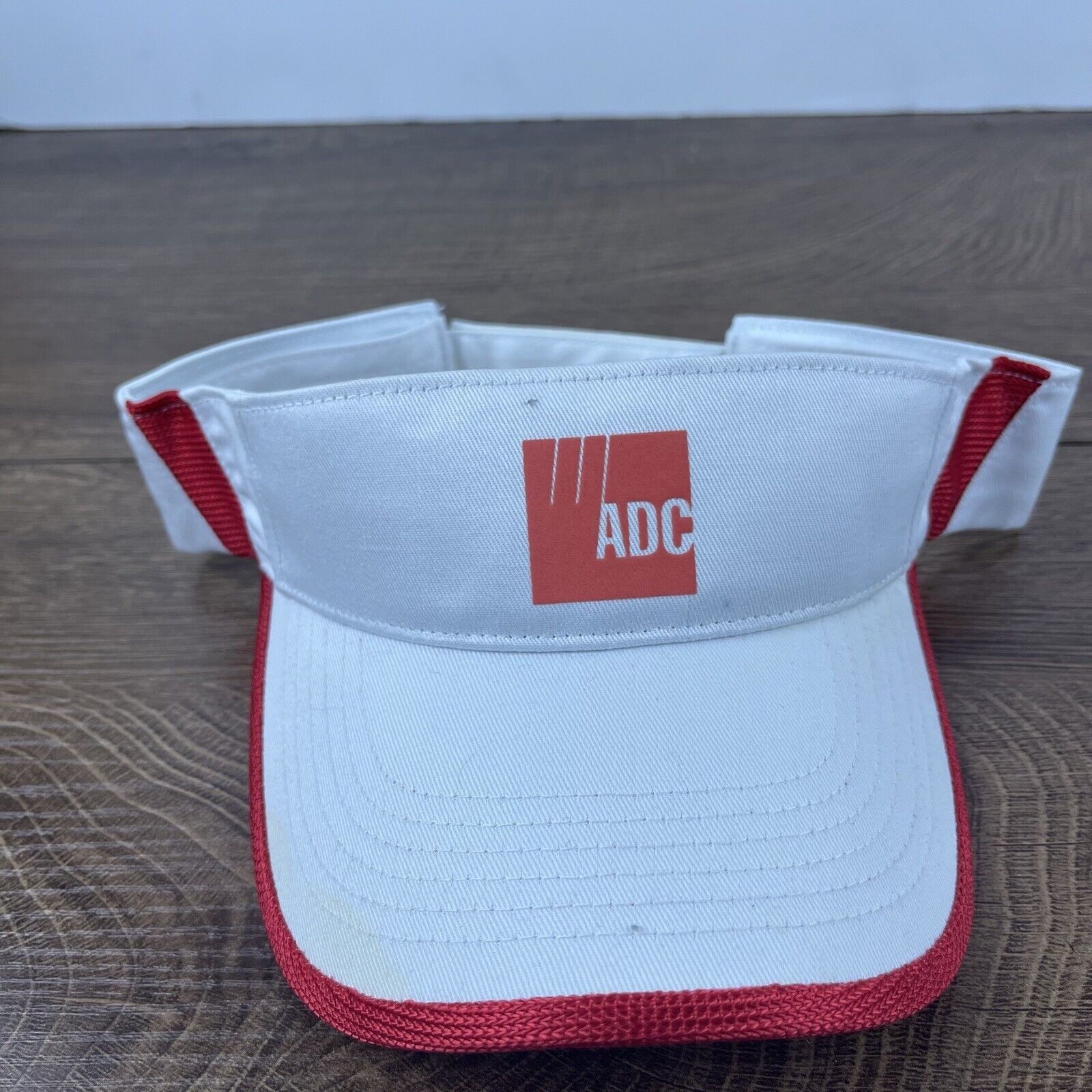 Other ADC W Visor Hat White ADC Cap Adjustable Hat White Adult Hat Size ONE SIZE - 1 Thumbnail