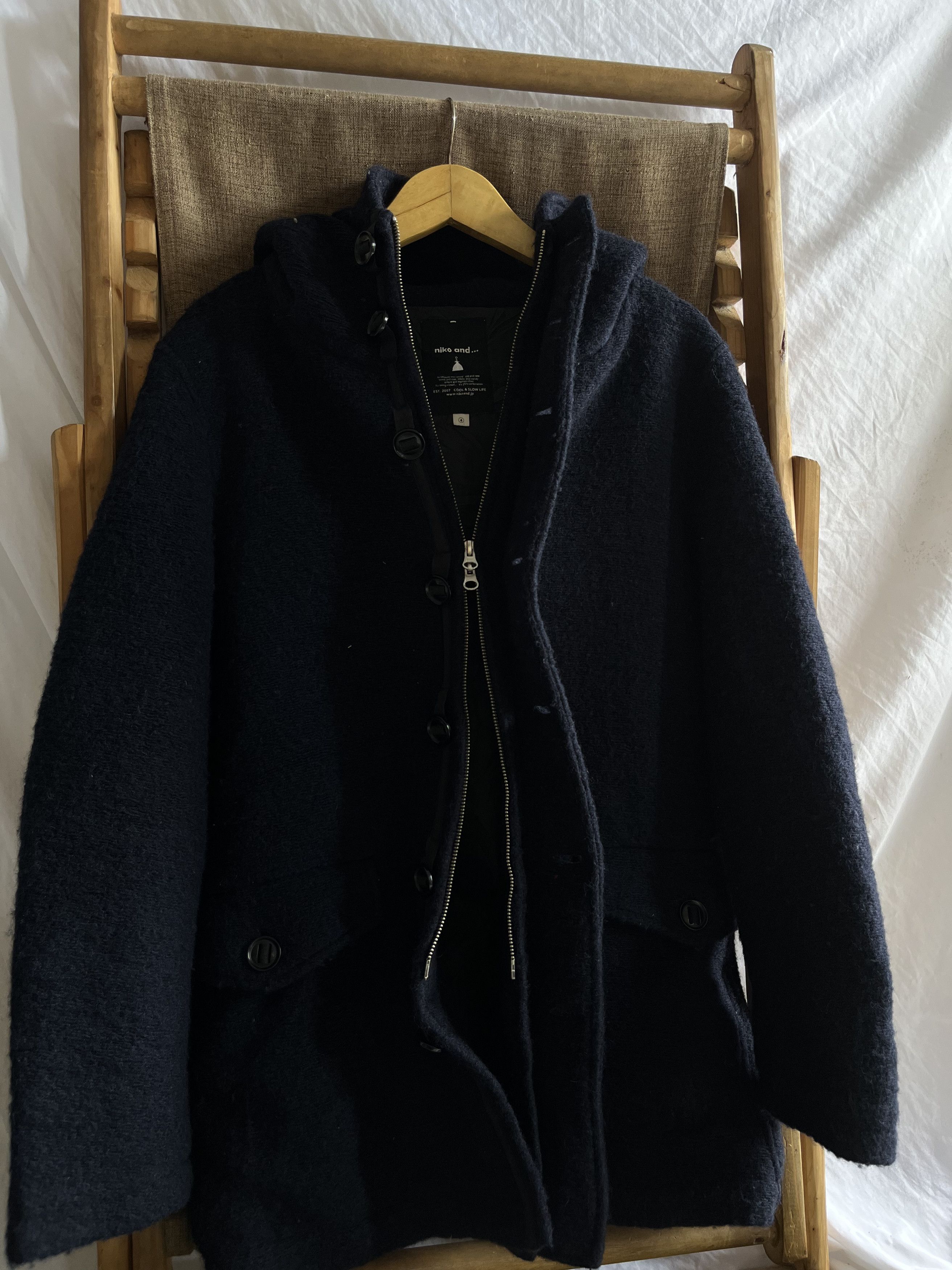 Japanese Brand Niko And Japanese Brand Wool Jacket Yohji Yamamoto Style Size US L / EU 52-54 / 3 - 4 Thumbnail