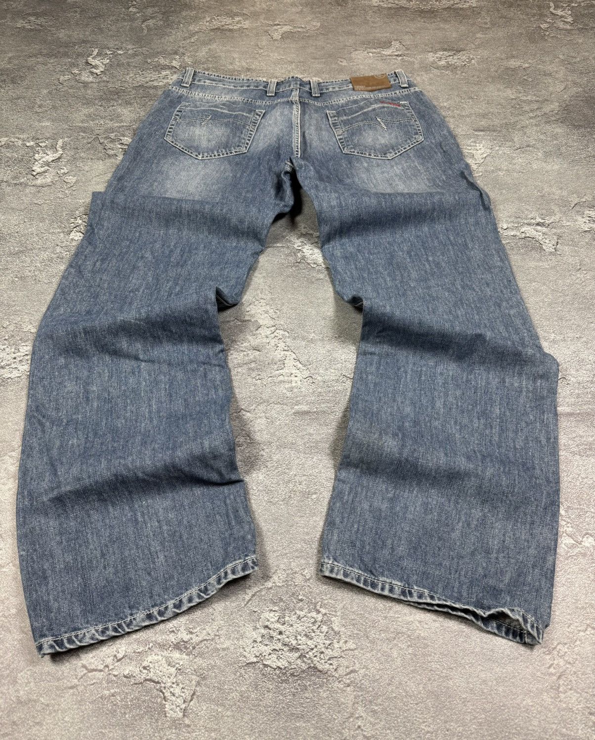 If Six Was Nine 2000s Nart Y2K Flare Bootcut Washed Jeans Size 36 Size US 36 / EU 52 - 3 Thumbnail