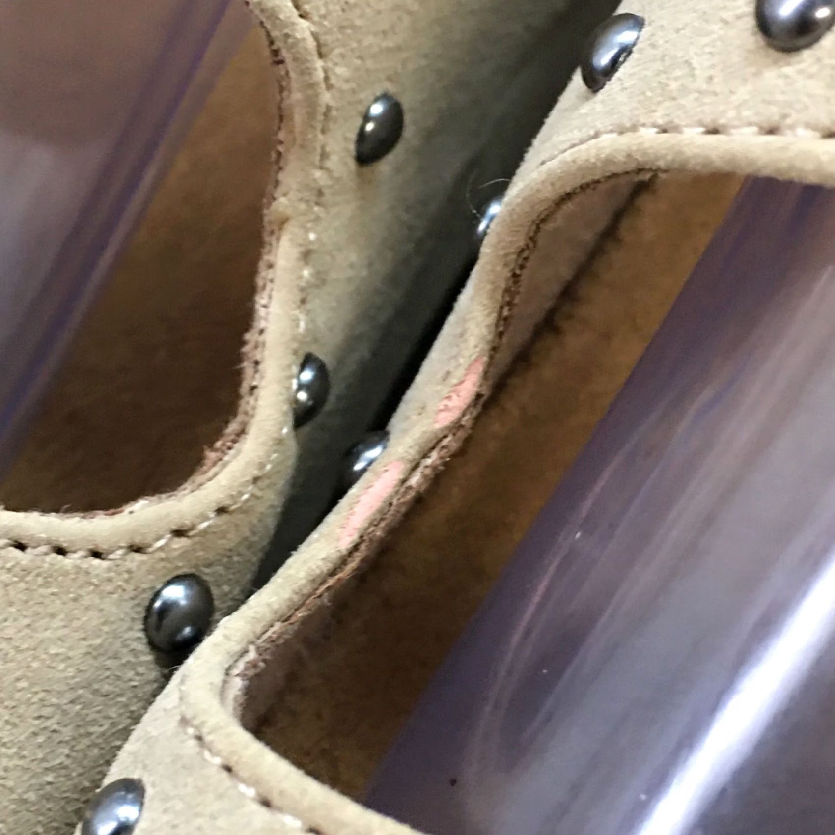 Vintage Universal Thread Sandals Womens 9 Casual Slip-On Buckle Brown Faux Suede Sandal Womens 9 Brown Slip-On Buckle Sandal Casual Size US 9 / IT 39 - 4 Thumbnail