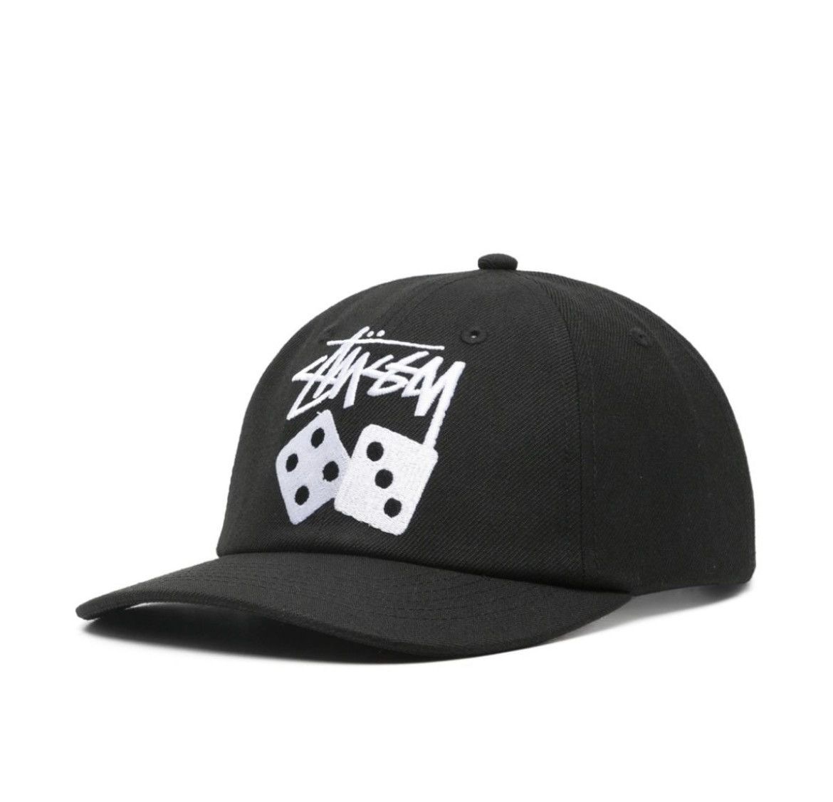 Stussy × Vintage Stussy Black Dice Low Pro Cap Size ONE SIZE - 4 Thumbnail
