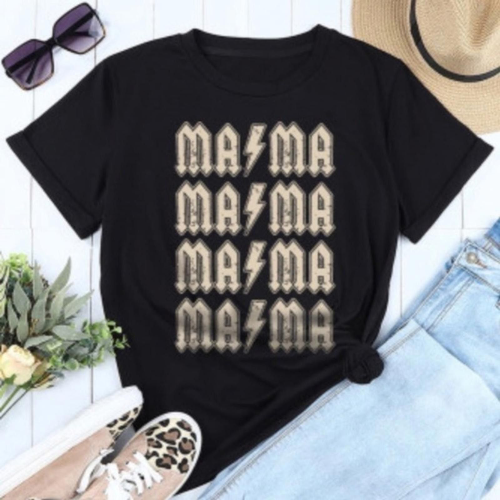 Designer MAMA Short Sleeve T-Shirt NWT Size M / US 6-8 / IT 42-44 - 1 Thumbnail