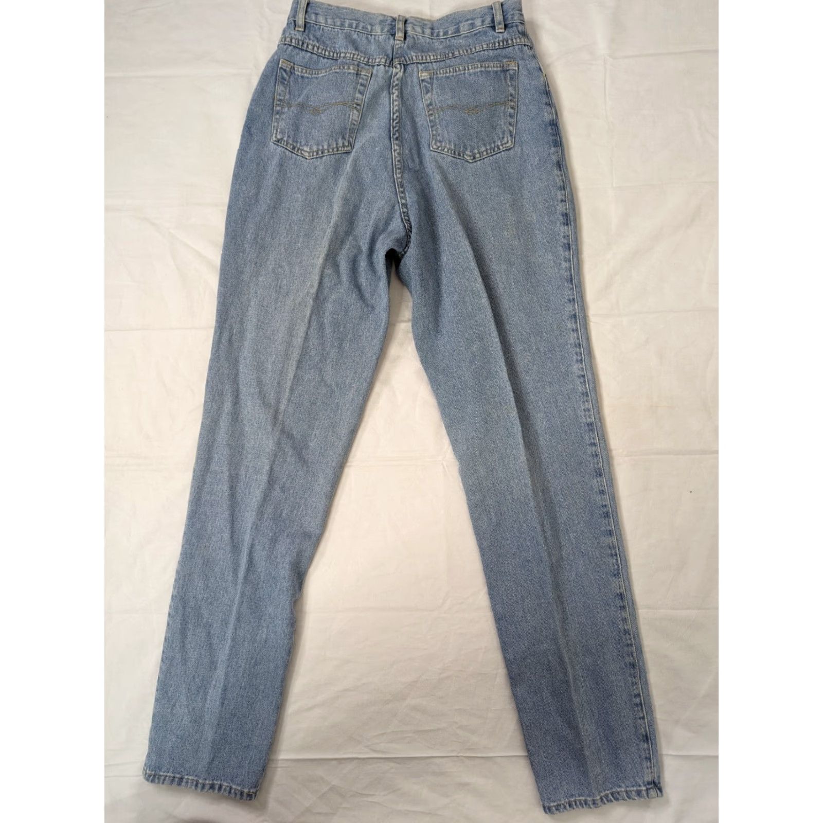 Vintage VINTAGE 90's BEADED FLORAL EMBROIDERED MOM JEANS Women's Size 6 28x34 Tall V2M Size 28" / US 6 / IT 42 - 3 Thumbnail