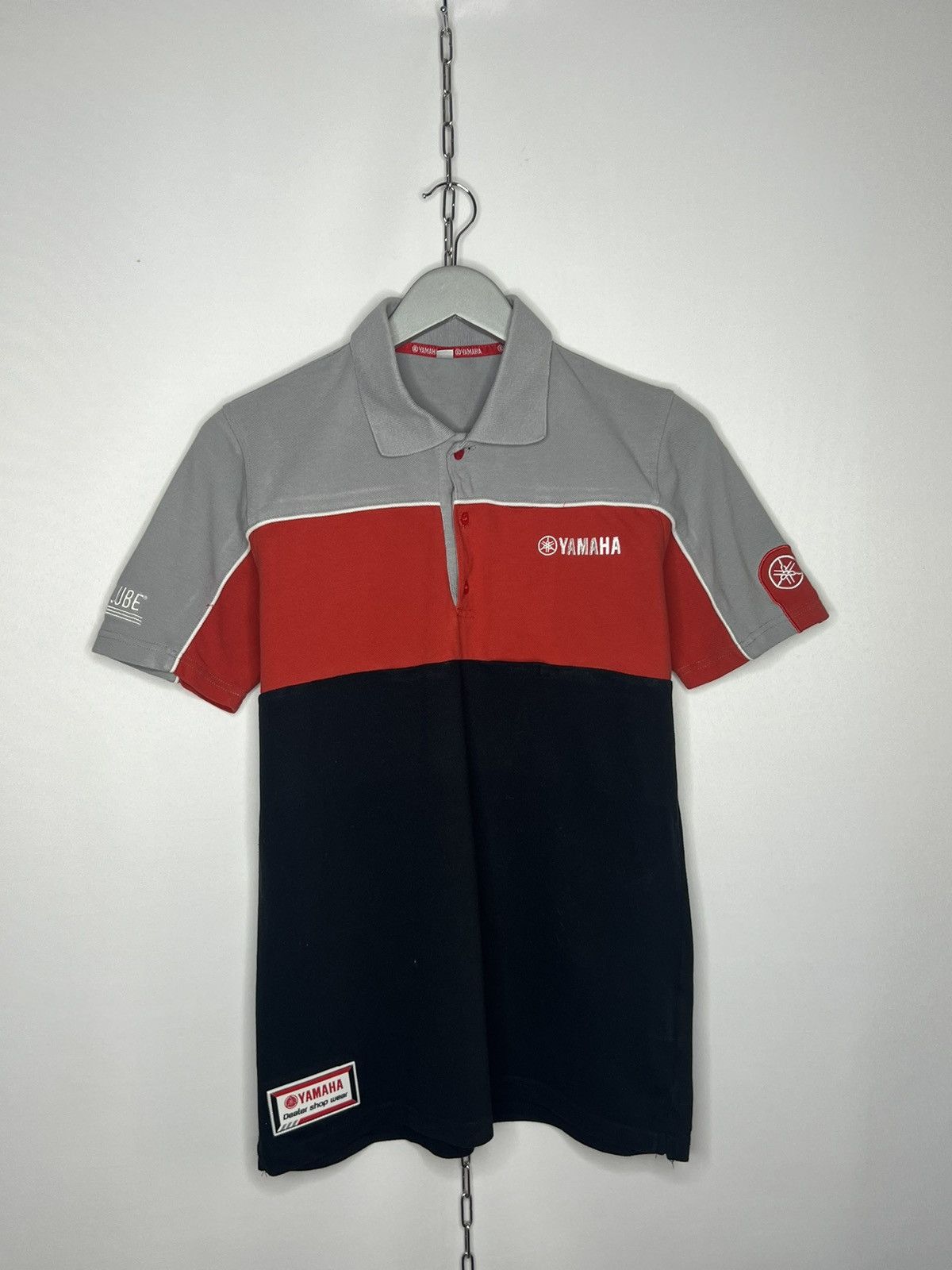 Vintage × Yamaha 🏎️Vintage Yamaha Racing Big Logo Polo Shirt Short Sleeve 🏎️ Size US M / EU 48-50 / 2 - 1 Thumbnail