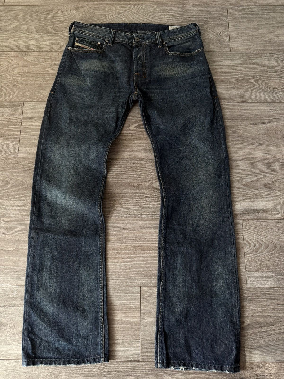 Diesel ‼️Vintage Diesel IND Ladder Baggy Black Denim Jeans‼️ Size US 33 - 1 Thumbnail
