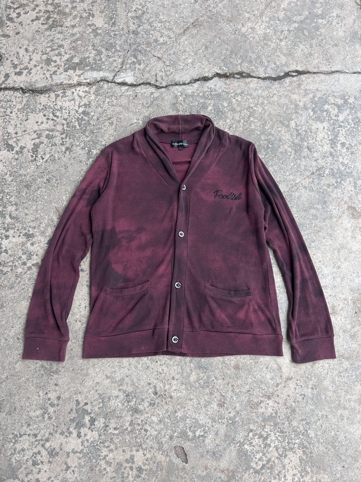 In The Attic Vintage In The Attic Homme Bleached Sweater Japanese Archive Size US L / EU 52-54 / 3 - 4 Thumbnail
