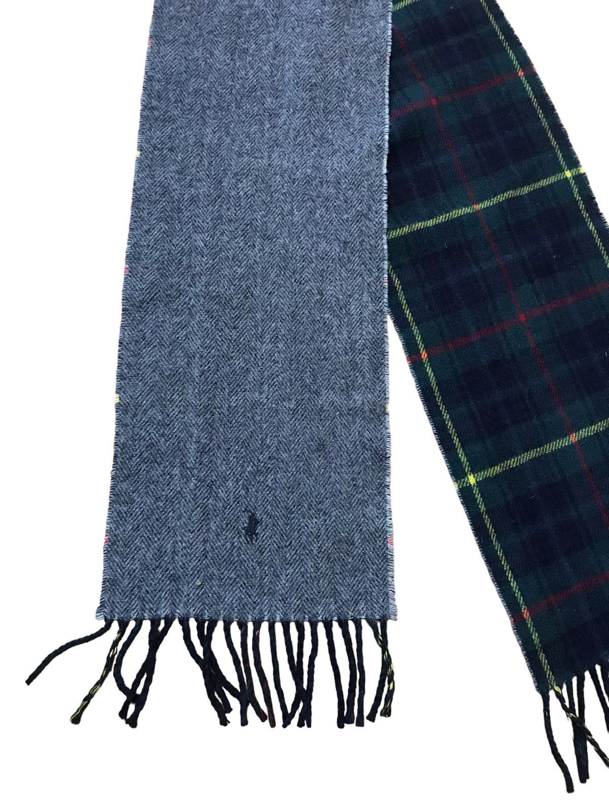 NERO★RRL / WOOL MUFFLER NWT Polo Ralph Lauren Wool Blend Scarf Muffler in Dark Blue
