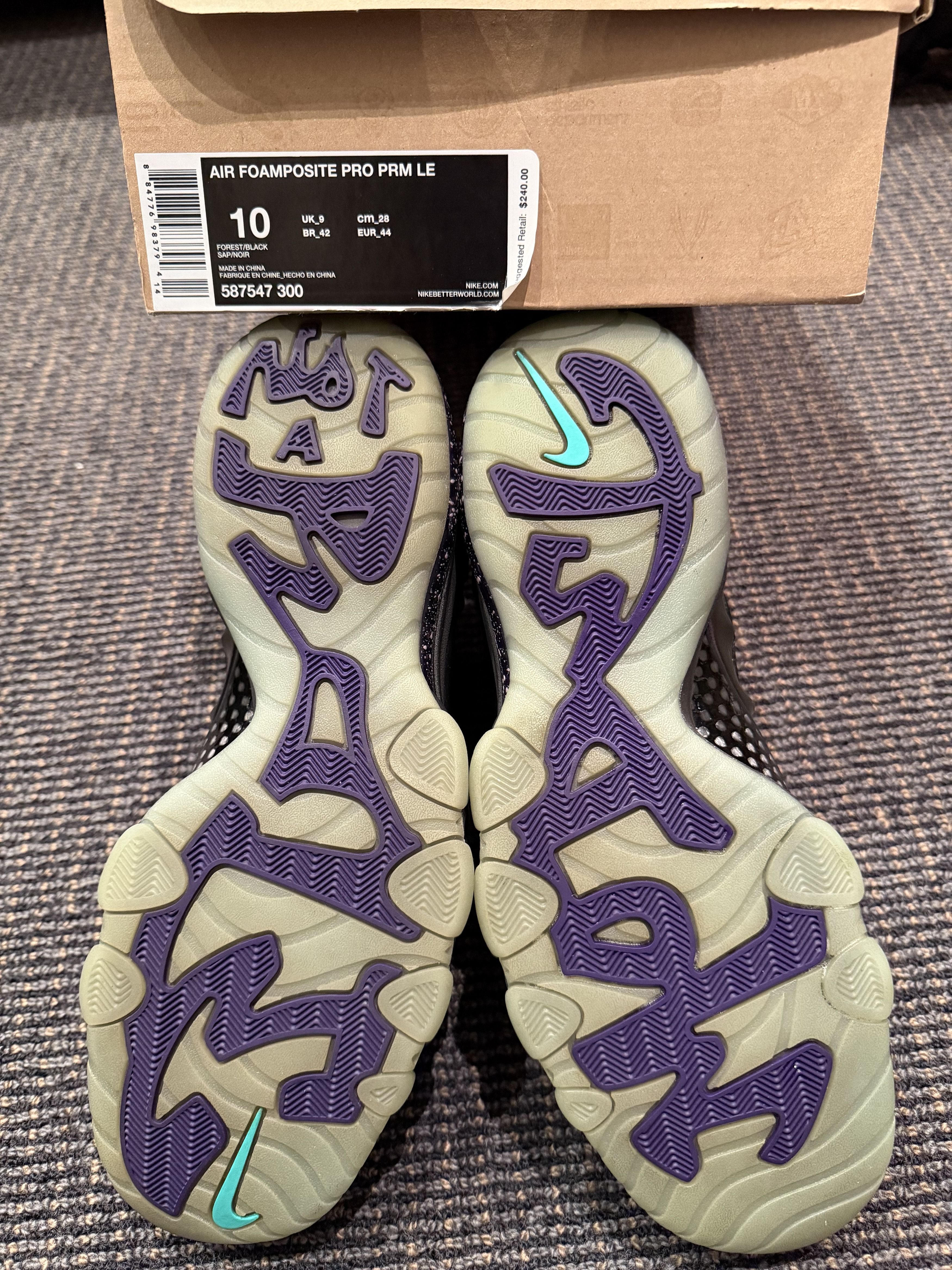 Nike Barkley Posite Max Eggplant Size US 10 / EU 43 - 6 Thumbnail