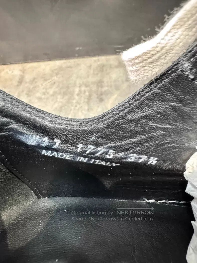 Rick Owens Rick Owens Leather black and white high-top shoes| Size US 7 / IT 37 - 9 Thumbnail